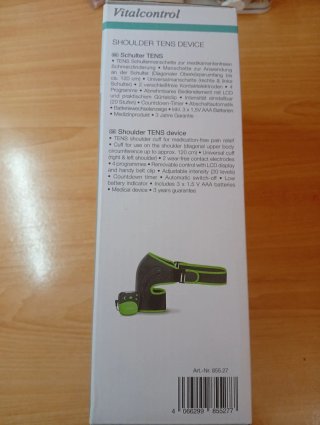 Vitalcontrol TENS para Hombro SEM21