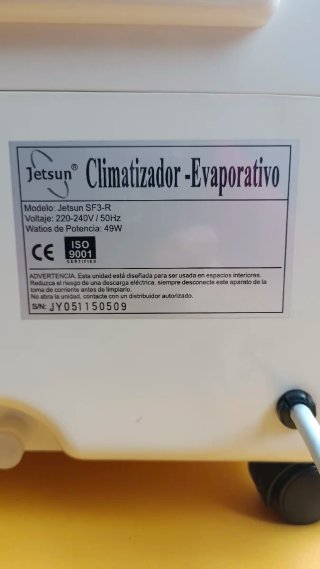 Ventilador Portátil Humidificador Aire Limpio