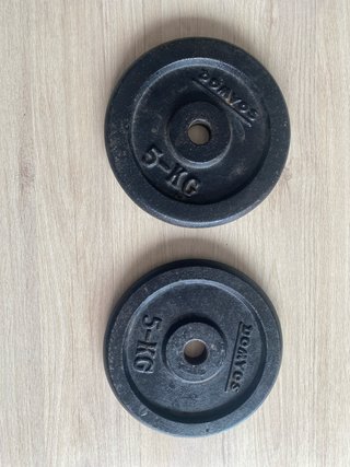 Discos de pesa 5 kg (2 unidades)