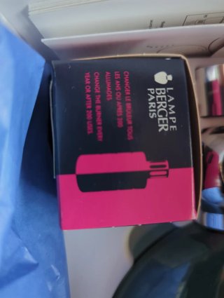 Lampada Lampe Berger Smeraldo Vetro e Metallo