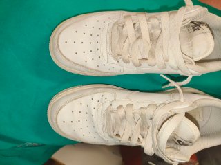 Nike Air Force 1 '07 Scarpa Bianca Multi Swoosh
