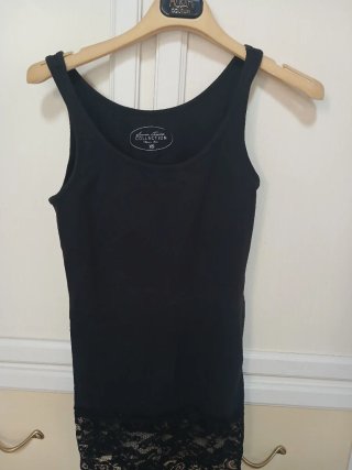 Canottiera lunga pizzo Laura Torelli XS