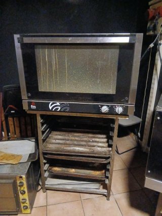 Horno profesional con bandejas