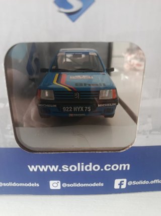 Solido 1/18 Peugeot 205 Rallye Tour de Corse 1990