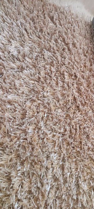 Alfombra  2,10 x 1,40 m color champagne
