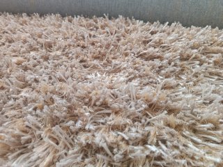 Alfombra  2,10 x 1,40 m color champagne