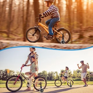 Ruedines ajustables para bicicleta infantil