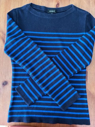 Jersey marinero Kookai rayas azul marino T.S