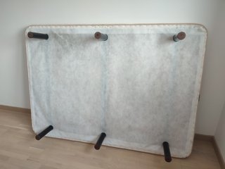 Base Cama Tapizada 135x190 con Patas