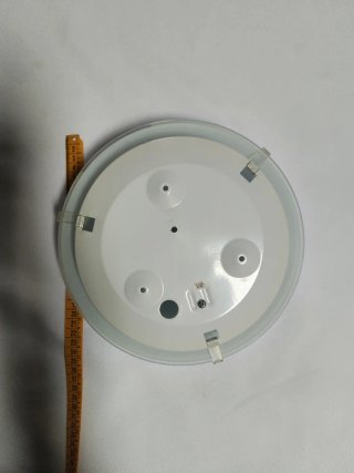 Plafón de techo de cristal y plástico