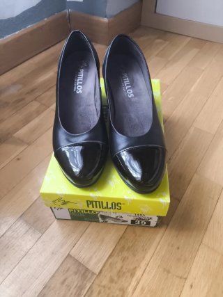 Tacones Pitillos Negros Talla 39
