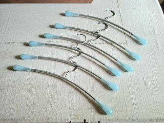 Set 6 Perchas Aluminio Antideslizantes