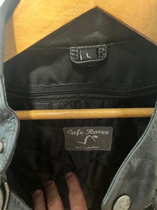 Chaqueta Moto Cafe Racer Talla L Negra