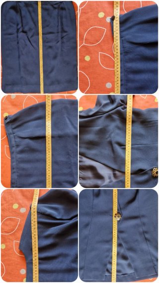 Tailleur vintage con bottone gioiello