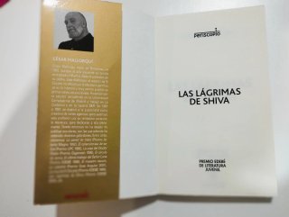 Novela Juvenil las lágrimas de Shiva (+14)