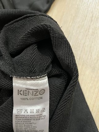 Sudadera Kenzo Negra con Logo Tigre