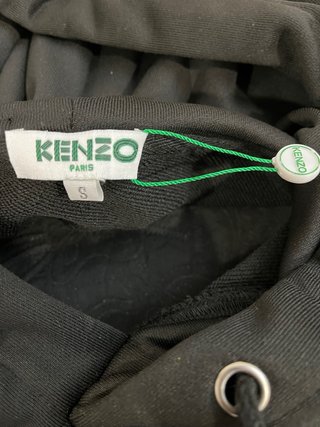 Sudadera Kenzo Negra con Logo Tigre