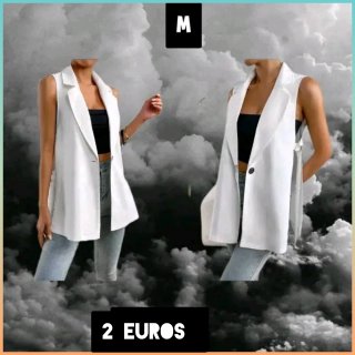Chaleco blanco talla M