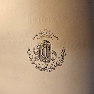 Libri antichi 1863_1864 Parigi Storia dei Decondè