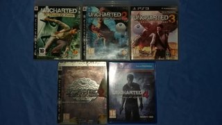 PS3 Uncharted 1, 2, 3, 2 Ed. Limitada + PS4 4