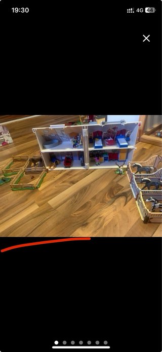Super lote Playmobil familia, equitacion y perros