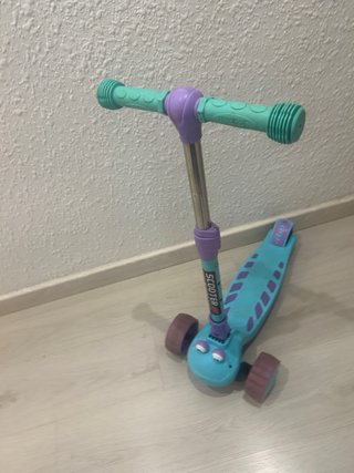 Patinete 3 Ruedas Azul y Morado