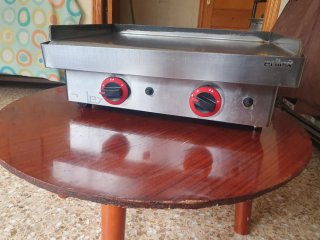 Plancha de gas profesional