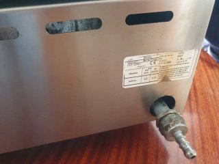 Plancha de gas profesional