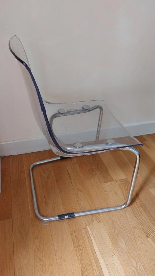 Silla Ikea Tobias Transparente