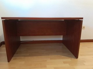 Mesa de despacho madera cerezo
