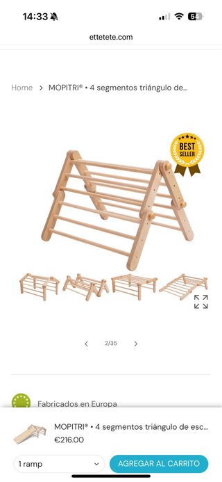 Triangolo di Scalata e Rampa Pikler