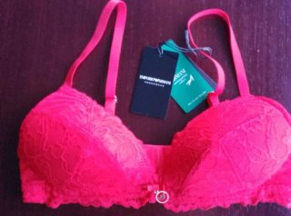 Sujetador Emporio Armani Rojo Talla S