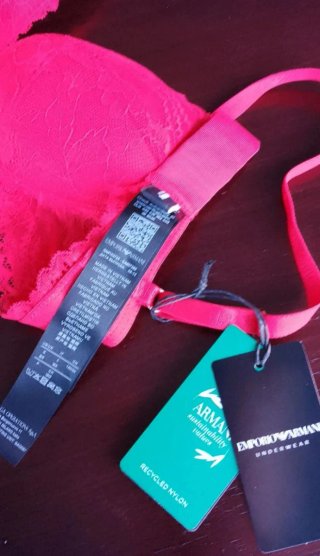 Sujetador Emporio Armani Rojo Talla S