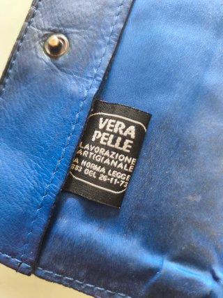 Astuccio porta tabacco in pelle nero
