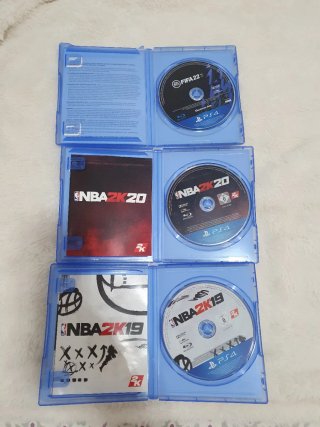 Lote 3 Juegos PS4: NBA 2K19, 2K20, FIFA 22
