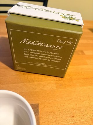 Set Aperitivo Ceramica e Legno Nuovo
