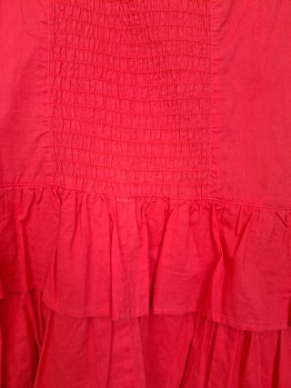 Gonna donna con balze lungh. Cm 62 cintura cm 34
