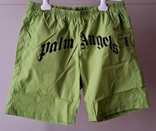 Pantaloncino Palm Angels Verde Shamrock Taglia L