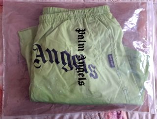 Pantaloncino Palm Angels Verde Shamrock Taglia L
