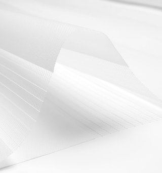 Estor enrollable doble capa blanco fácil