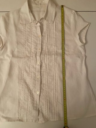 Camisa blanca manga corta