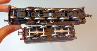Rivarossi H0 1337 Locomotiva a vapore vintage