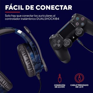 Trust auriculares gaming PS4 PS5 cómodos
