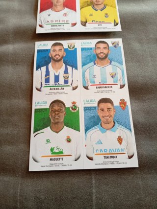 Lote 8 Cromos Bis Liga Hipermotion 25/26