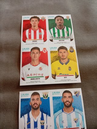 Lote 8 Cromos Bis Liga Hipermotion 25/26