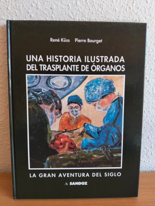 Libro historia ilustrada trasplante órganos