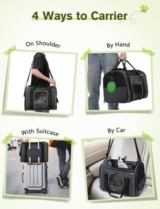Pecute transportin plegable cómodo seguro portátil