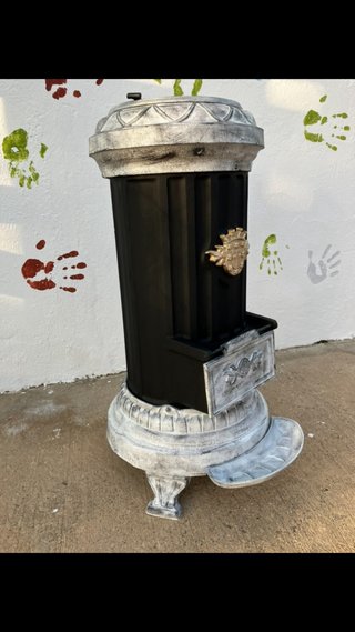 Estufa de forja antigua