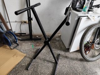 Par de Caballete para teclado negro