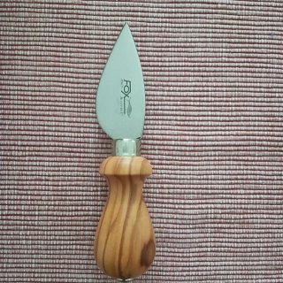 Set 5 coltelli formaggio manico olivo
